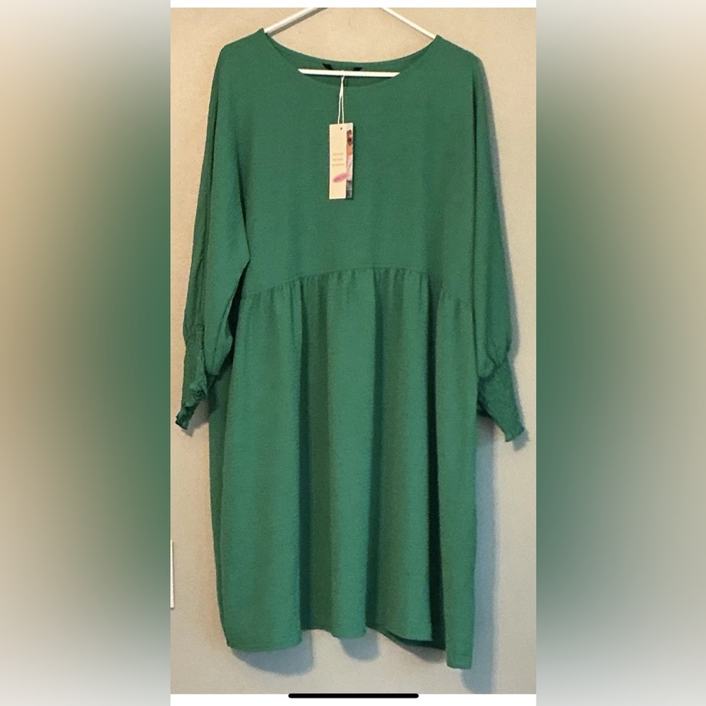 Dokotoo 2X Green Dress